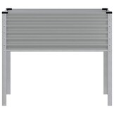 vidaXL Plantenbak Staal Grijs 100x41x90 cm - 34% Korting