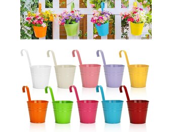 Hangende Plantenpotten Set (10 stuks) - 50% Korting!