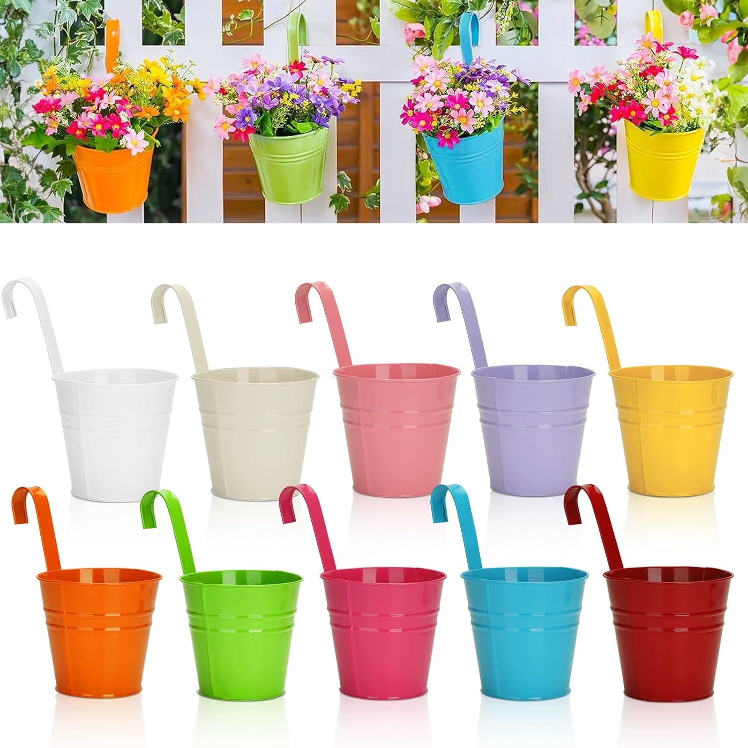 Hangende Plantenpotten Set (10 stuks) - 50% Korting!