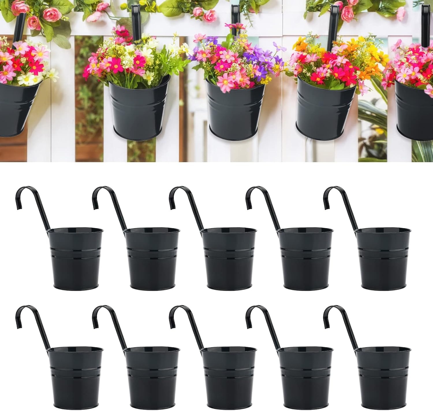 Hangende Plantenpotten Set (10 stuks) - 50% Korting!