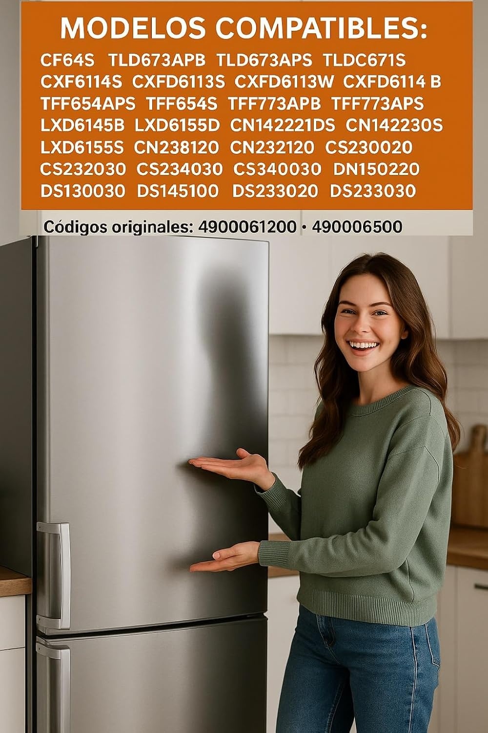 Zilveren Koelkast Deurhendel Beko (26 cm) - 57% Korting!