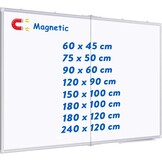 Magnetisch Whiteboard 180x120cm Dubbelzijdig - 37% Korting!