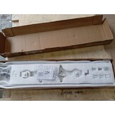 VidaXL Schuifdeurbeslag 183cm Staal Wit - 76% Korting!