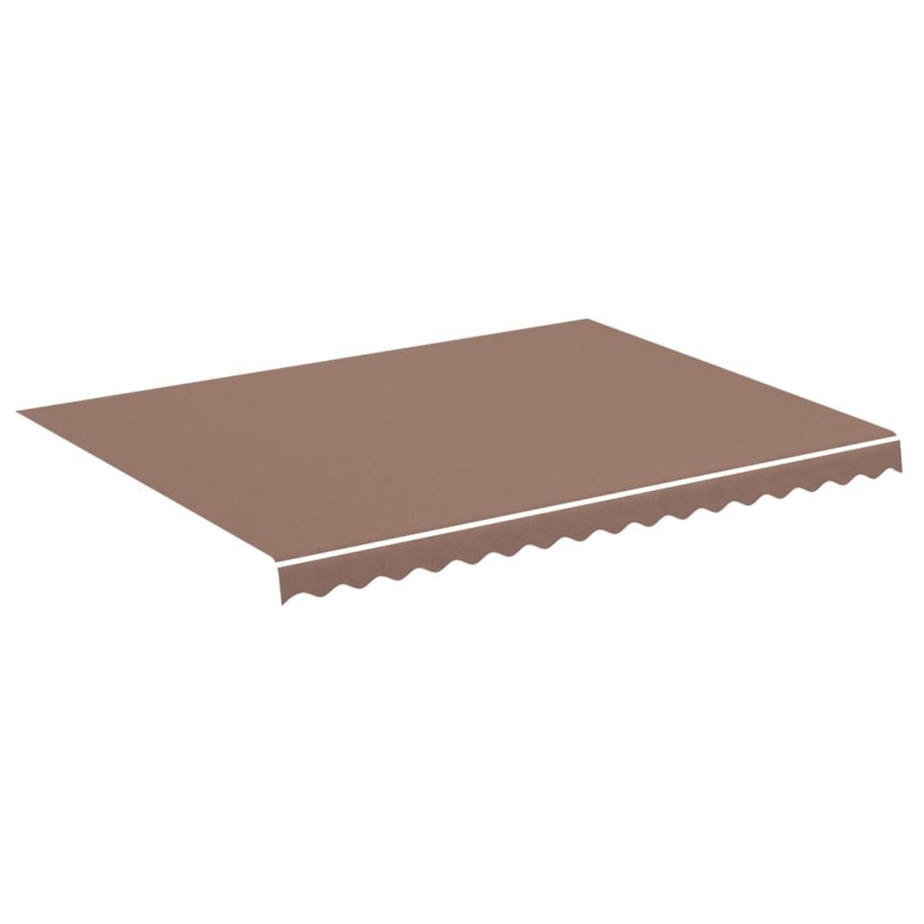 VidaXL Luifel Vervangingsdoek Bruin 4x3m - 36% Korting!