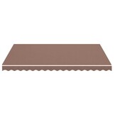 VidaXL Luifel Vervangingsdoek Bruin 4x3m - 36% Korting!