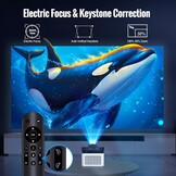 Android Smart Beamer 1080p 4K WiFi 6 - 29% Korting