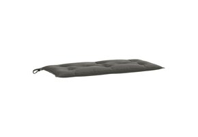 Tuinbankkussen 100x50x7 cm Gemêleerd Donkergrijs - 61% Korting