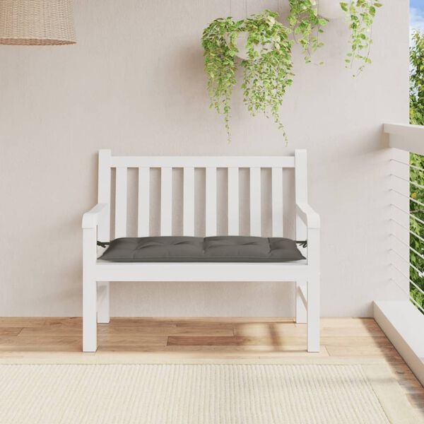Tuinbankkussen 100x50x7 cm Donkergrijs - 57% Korting!