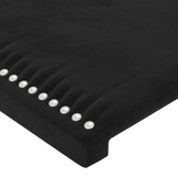 vidaXL Hoofdborden Fluweel Zwart 2 st - 70% Korting