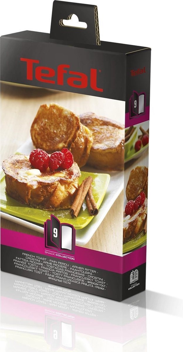 Tefal Wentelteefjes Platen voor Snack Collection - 61% Korting