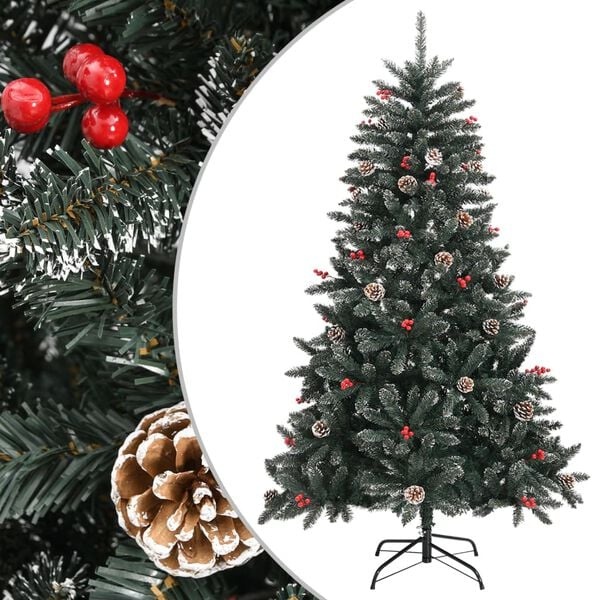 VidaXL Kunstkerstboom 120 cm PVC Groen - 55% Korting!