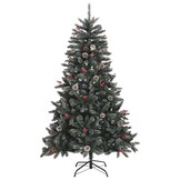VidaXL Kunstkerstboom 120 cm PVC Groen - 55% Korting!