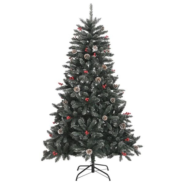 VidaXL Kunstkerstboom 120 cm PVC Groen - 55% Korting!