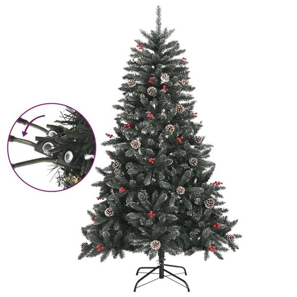 VidaXL Kunstkerstboom 120 cm PVC Groen - 55% Korting!