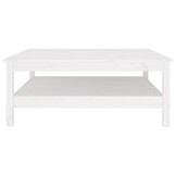 vidaXL Salontafel Grenenhout Wit 100x100cm - Nu 66% Korting!