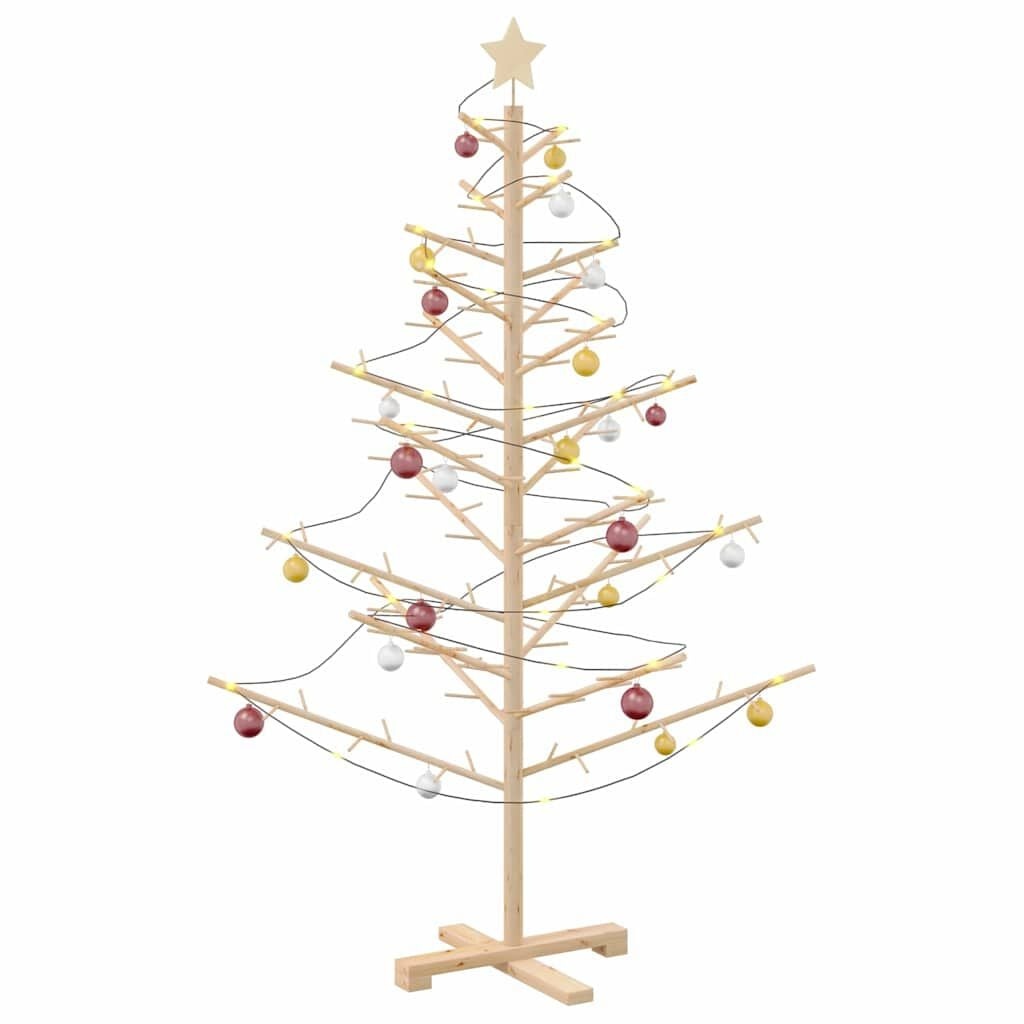 Houten Kerstboom Naturel 150cm - 55% Korting!