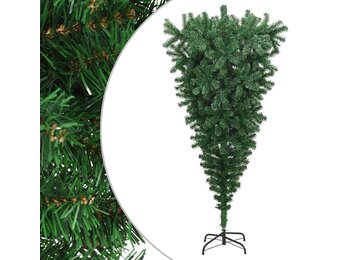 Omgekeerde Kerstboom met Standaard 180cm Groen - 68% Korting!