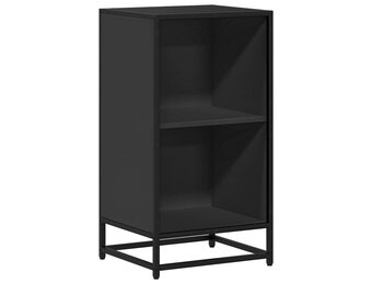 Zwarte Boekenkast 40x35x76cm - Bewerkt Hout & Metaal (84% Korting)