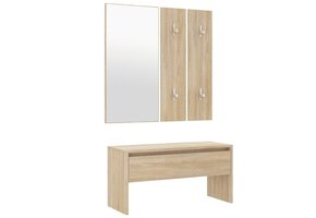 vidaXL Garderobenset Sonoma Eiken - 77% Korting