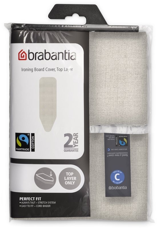 Strijkplankhoes Denim Grijs 124x45 cm - 62% Korting