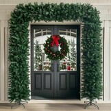 Levensgetrouwe Kerstboog 240 cm Groen - 74% Korting
