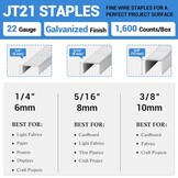 Verzinkte Tackernietjes Type 53 (8mm) - 1600 Stuks - 57% Korting!