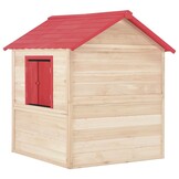 vidaXL Kinderspeelhuis Vurenhout Rood - 61% Korting!