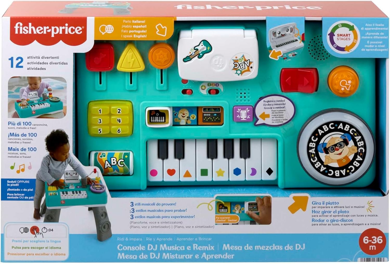 Fisher-Price DJ Console - Leren & Spelen - 51% Korting