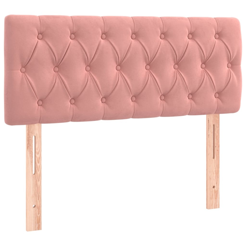 Hoofdbord Fluweel Roze 90x7x78/88 cm - 71% Korting!