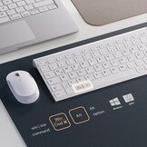 Draadloos Toetsenbord & Muis Set - Aluminium Wit (QWERTZ) - 36% Korting