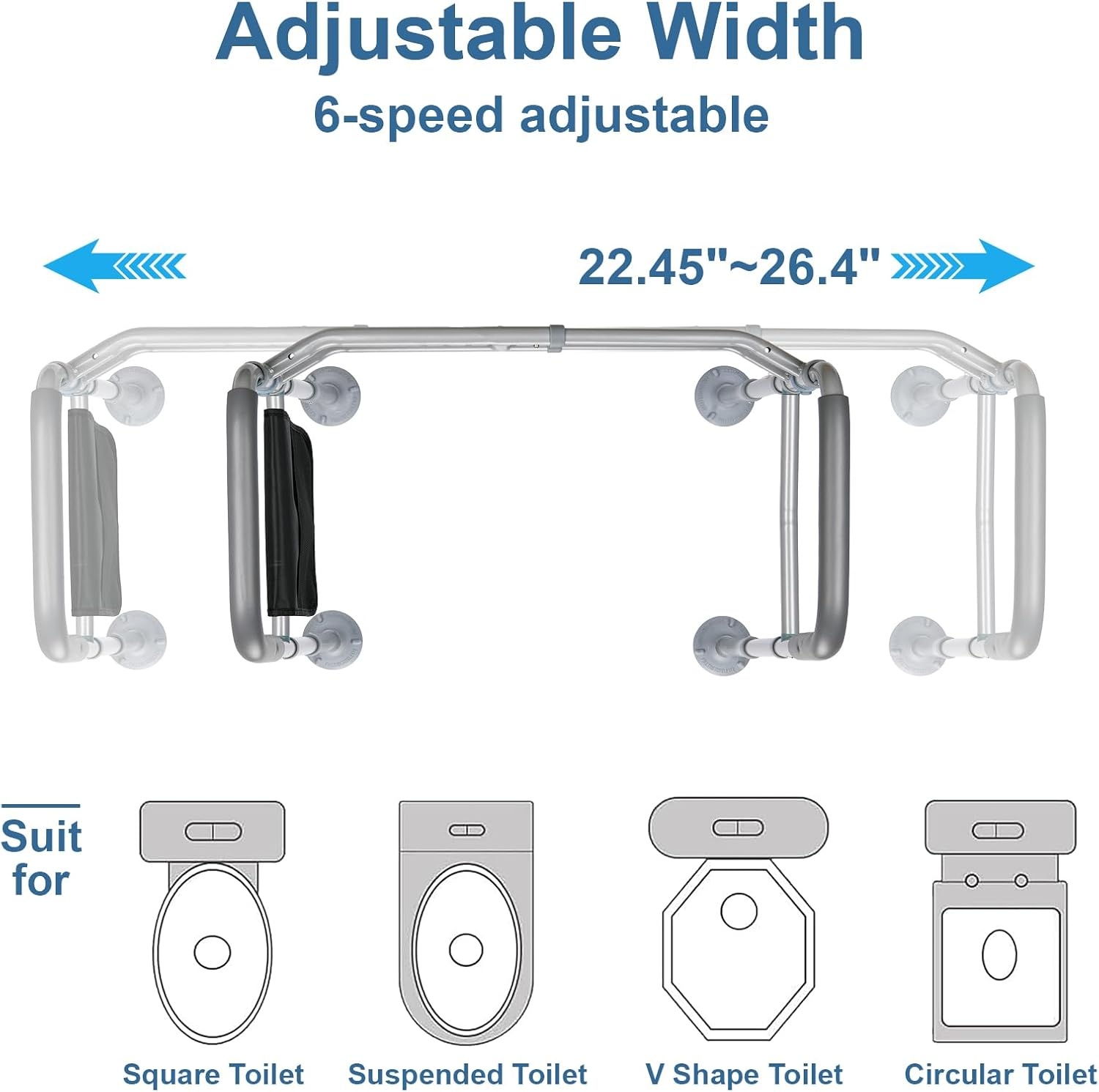 Wc Opstahulp Verstelbaar met 36% Korting