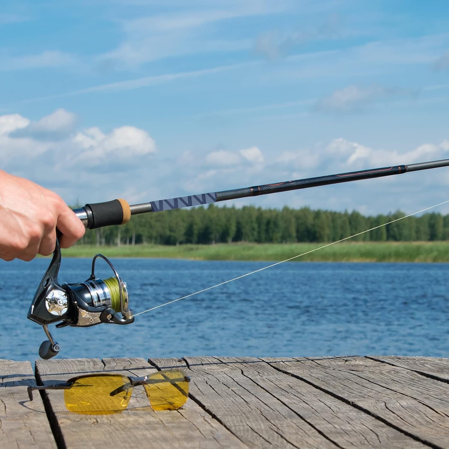 Zwarte Antislip Krimpkous voor Hengels (40mm, 1.6m) - 28% Korting!