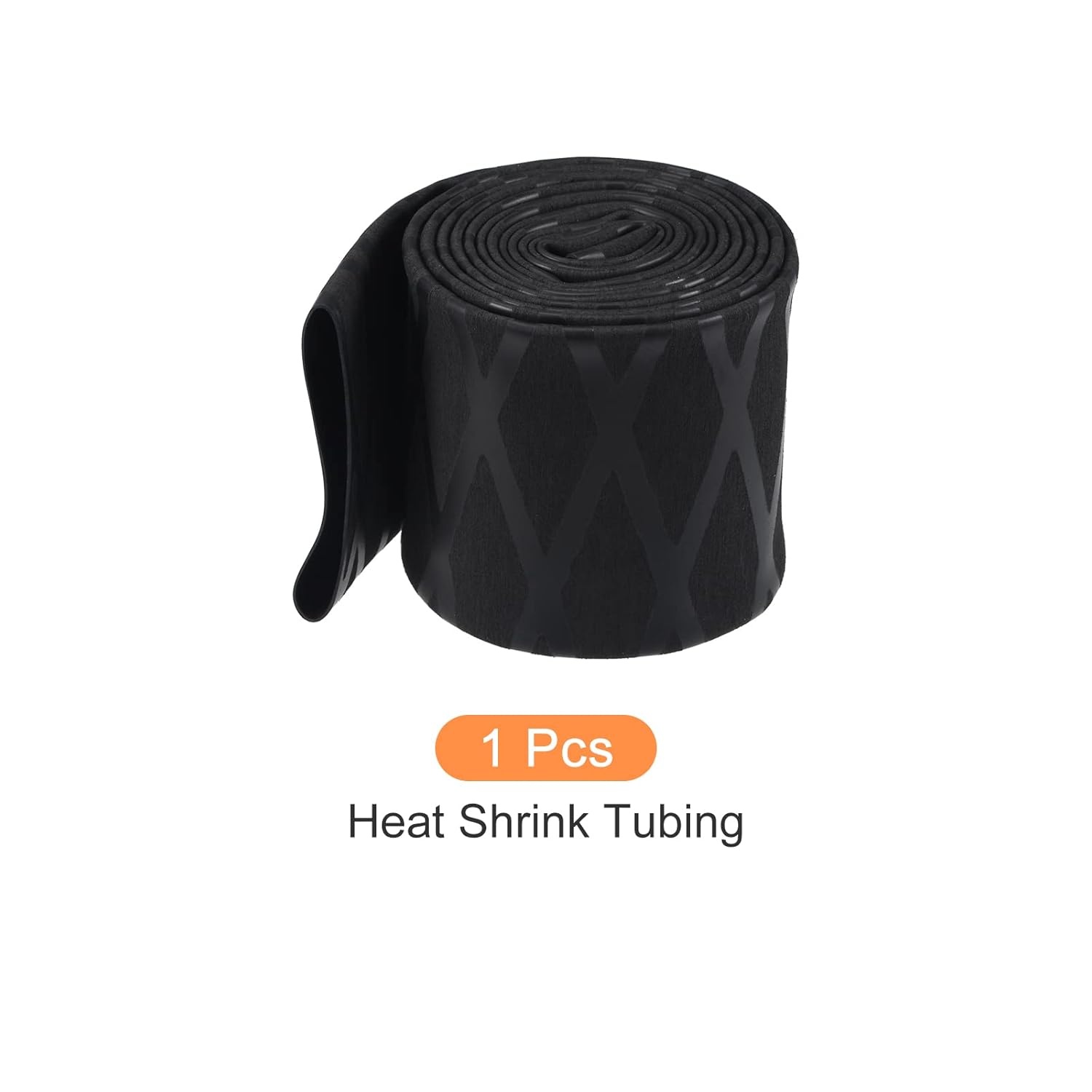 Zwarte Antislip Krimpkous voor Hengels (40mm, 1.6m) - 28% Korting!
