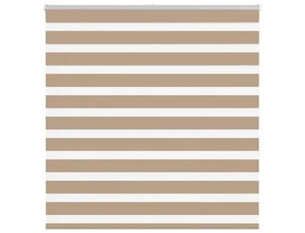 vidaXL Zebra Gordijn Zandbruin - 55% Korting!