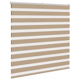 vidaXL Zebra Gordijn Zandbruin - 55% Korting!