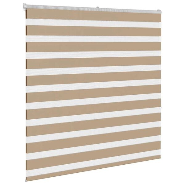 vidaXL Zebra Gordijn Zandbruin - 55% Korting!