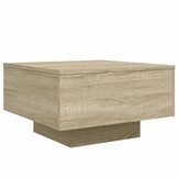 vidaXL Salontafel 55x55x31 cm Bewerkt Hout 65% Korting