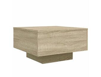 vidaXL Salontafel 55x55x31 cm Bewerkt Hout 65% Korting