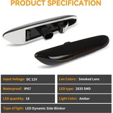 2x Dynamische LED Zijmarkering Oranje - 65% Korting