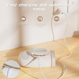 Draadloze Handmassager met warmtefunctie, 3 standen & 5 intensiteitsniveaus voor stijve handen