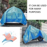 Zwembadmat Blauw 400x400 cm PVC | 43% Korting