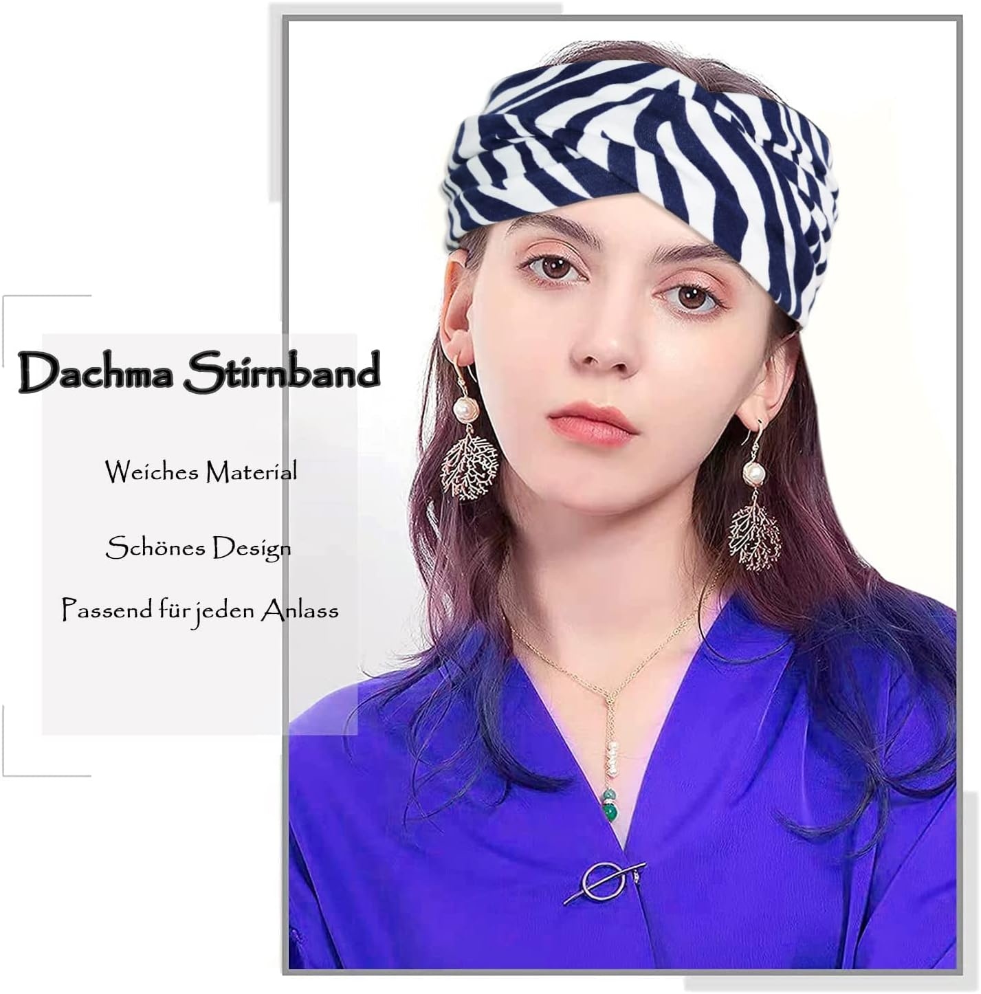 Dames Sport Haarbanden 6-delige Set Dunne Zweetbanden Ademend Katoen Polyester Yoga Hardlopen Fitness