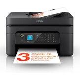 Multifunctionele Inkjetprinter A4 Zwart met Scannen, Kopiëren, Faxen, ADF, WiFi, Duplex, Ethernet, NFC, enkele cartridges