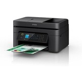 Multifunctionele Inkjetprinter A4 Zwart met Scannen, Kopiëren, Faxen, ADF, WiFi, Duplex, Ethernet, NFC, enkele cartridges