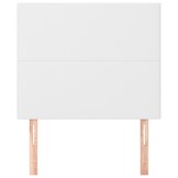 vidaXL Hoofdborden 2 st 80x5x78/88 cm kunstleer wit