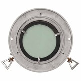 VidaXL Patrijspoort Spiegel Ø23 cm - Aluminium & Glas - 55% Korting!