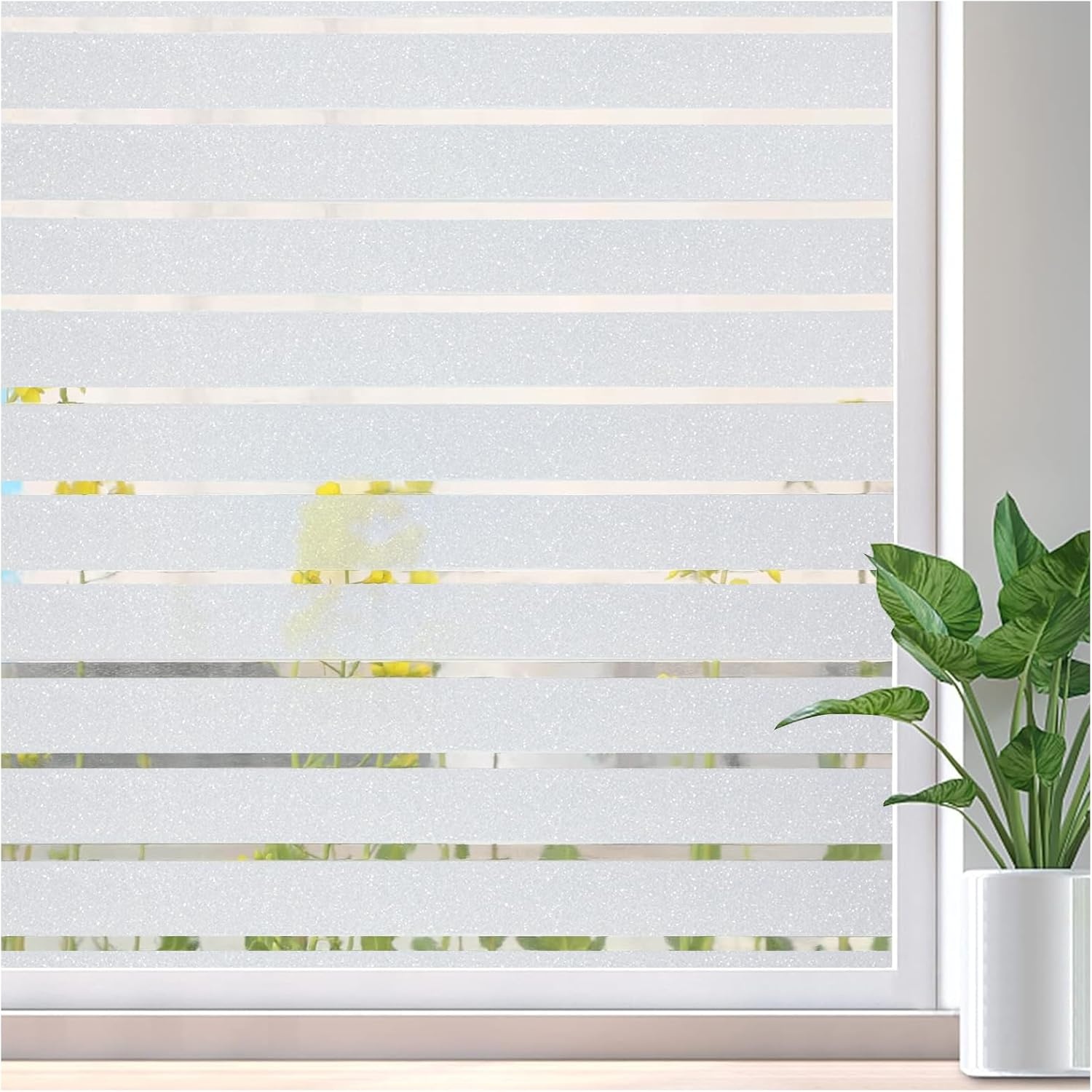 Raamfolie Privacy Streepdesign 89x200 cm - 69% Korting