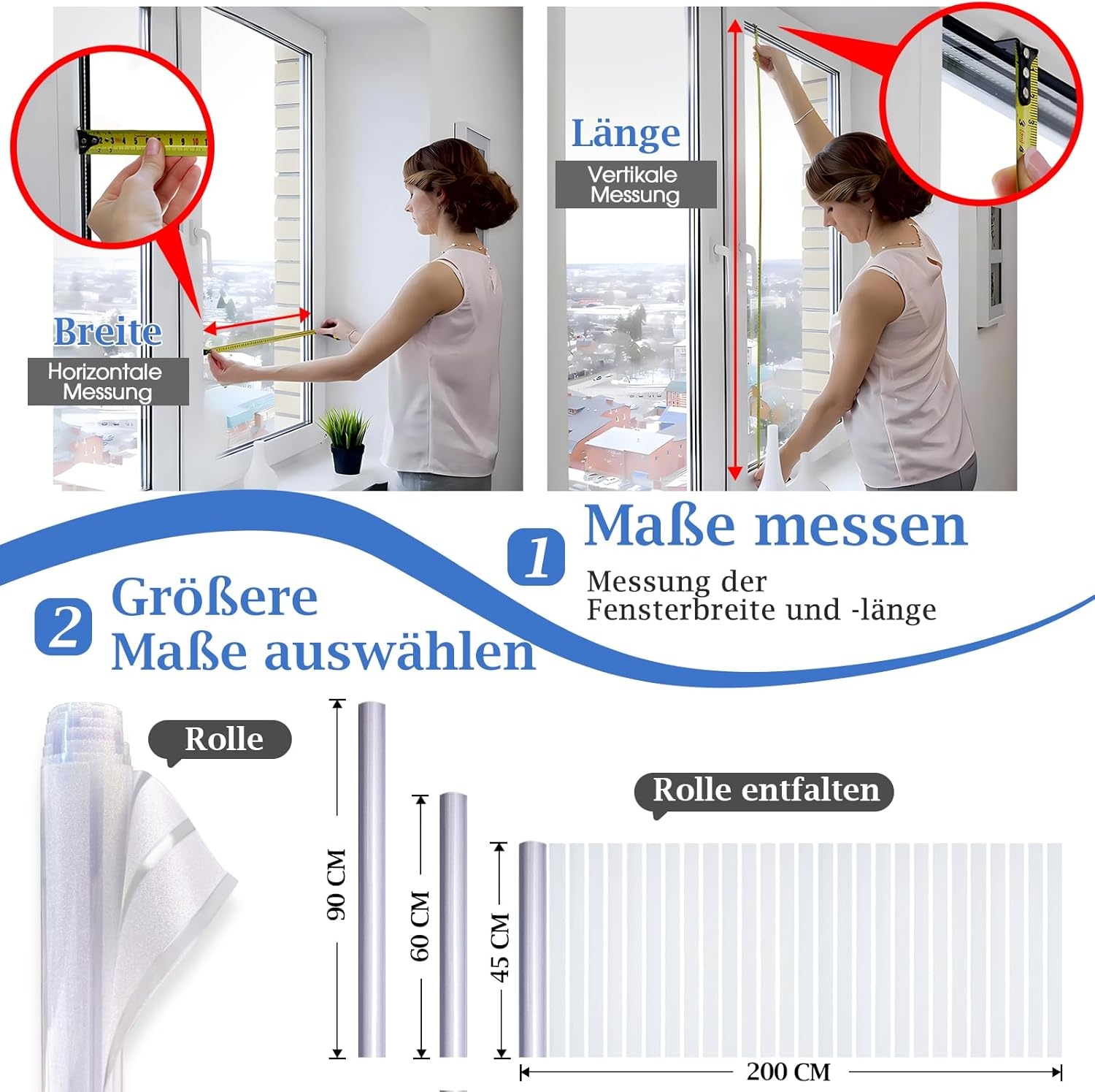Raamfolie Privacy Streepdesign 89x200 cm - 69% Korting
