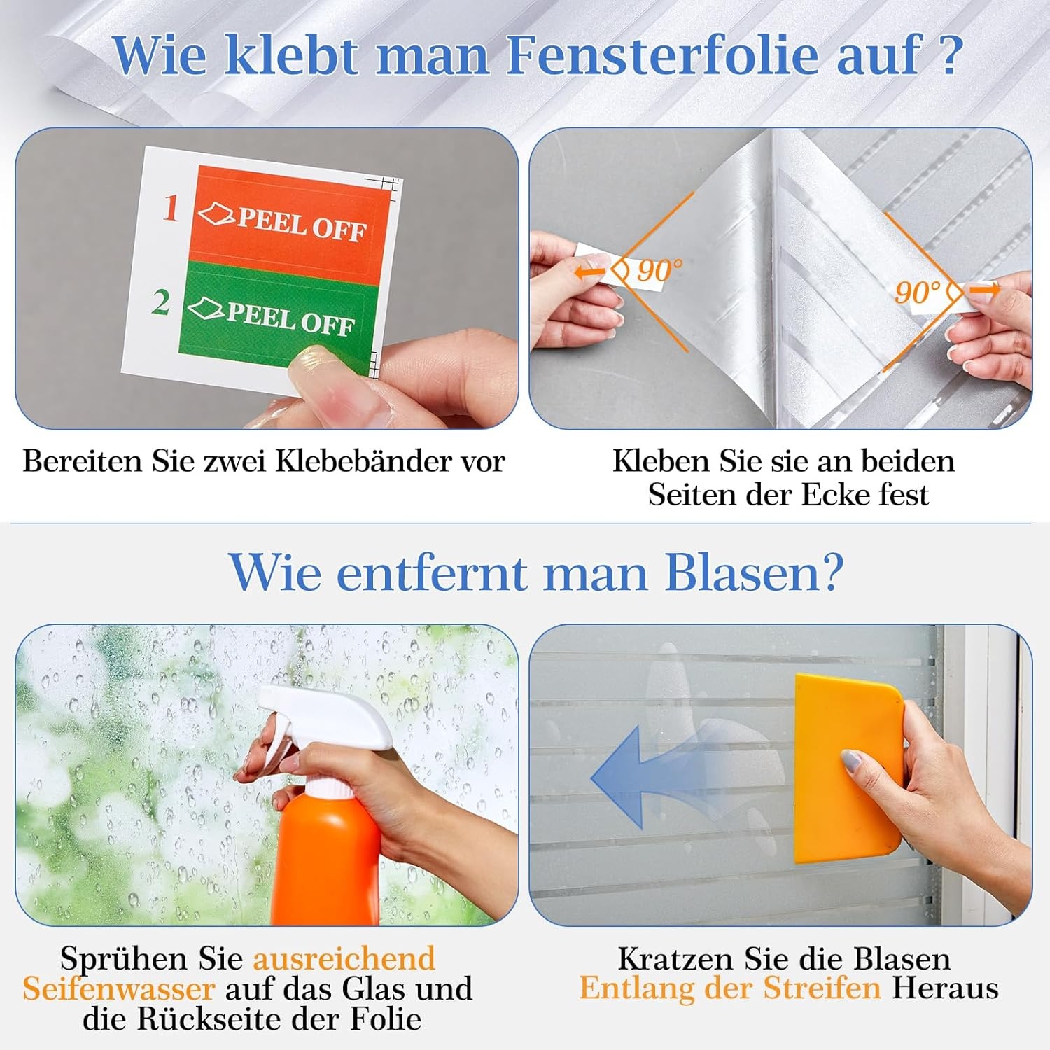 Raamfolie voor privacy (75% inkijkbescherming), decoratief met glinsterend streepdesign, zelfklevend statisch 89x200 cm