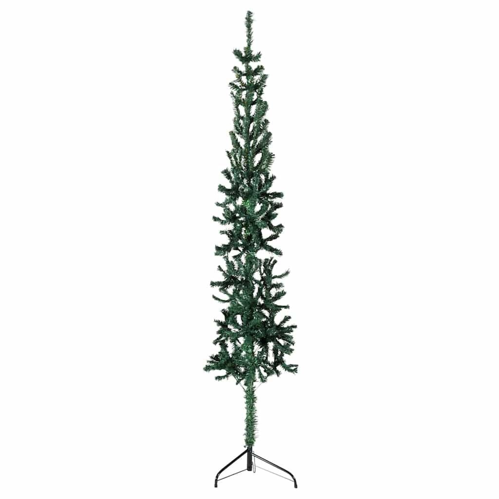 Smalle Halve Kunstkerstboom Groen 120cm (59% Korting!)
